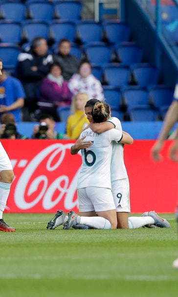 Argentina soaring after historic opener, eager for England